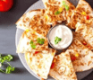 Quesadilla Sandwich with Chips